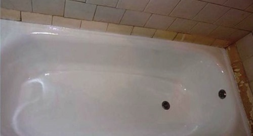 Реставрация ванны жидким акрилом | Светлый